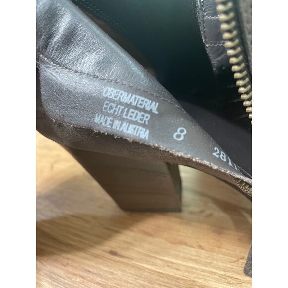 Paul Green Malibu Sliced Double Zip Bootie Nubuck Antique Metallic Size 10.5 NIB - Picture 10 of 12